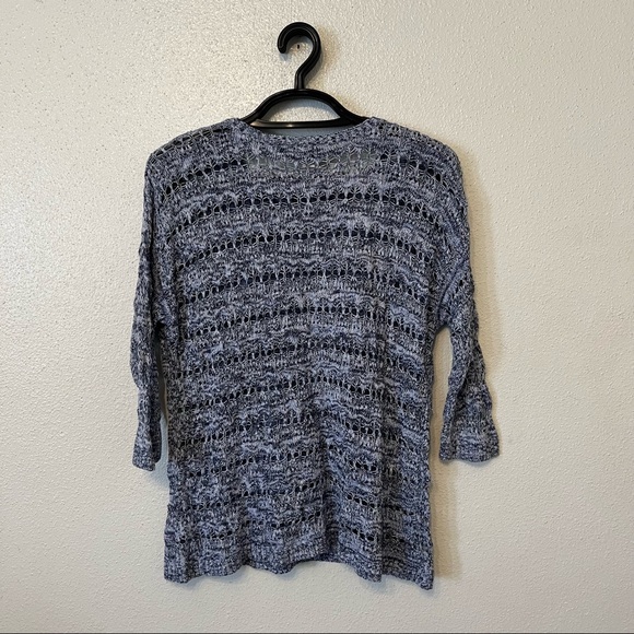 Knit By Hampshire Studio Sweater Open Knit Multicolor - Picture 11 of 14